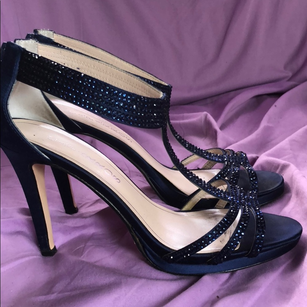 sapphire blue heels